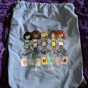 Drawstring girl scouts bag